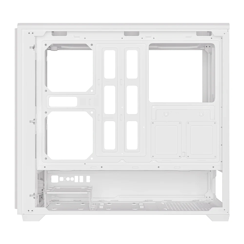 Ant Esports Mid Tower Cabinet (E-ATX/ATX/M-ATX/M-ITX) EVO 360 Lite White view 4